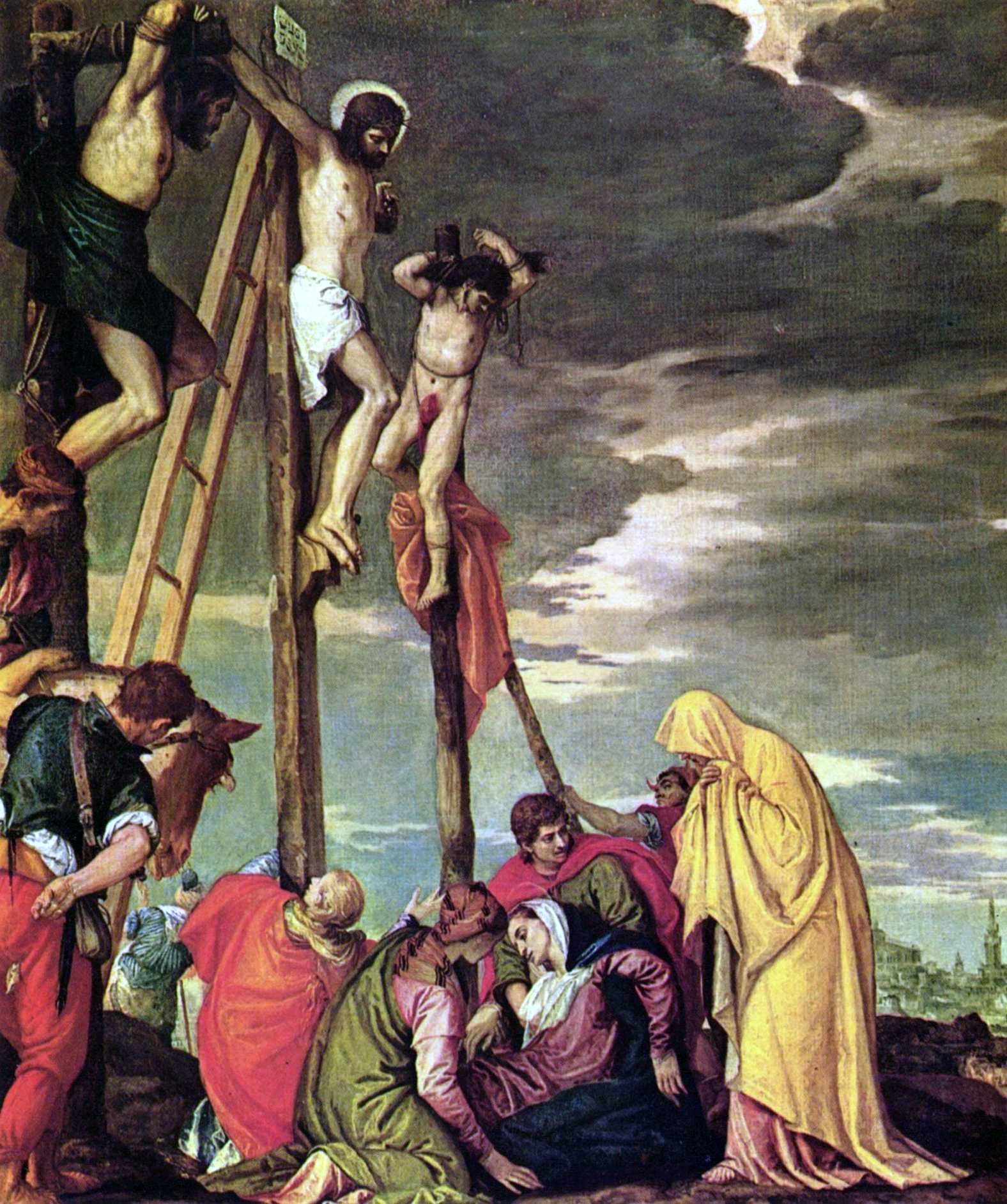 Imagem de referência de Crucificação, descrito nos dados abertos como pintura de Paolo Veronese