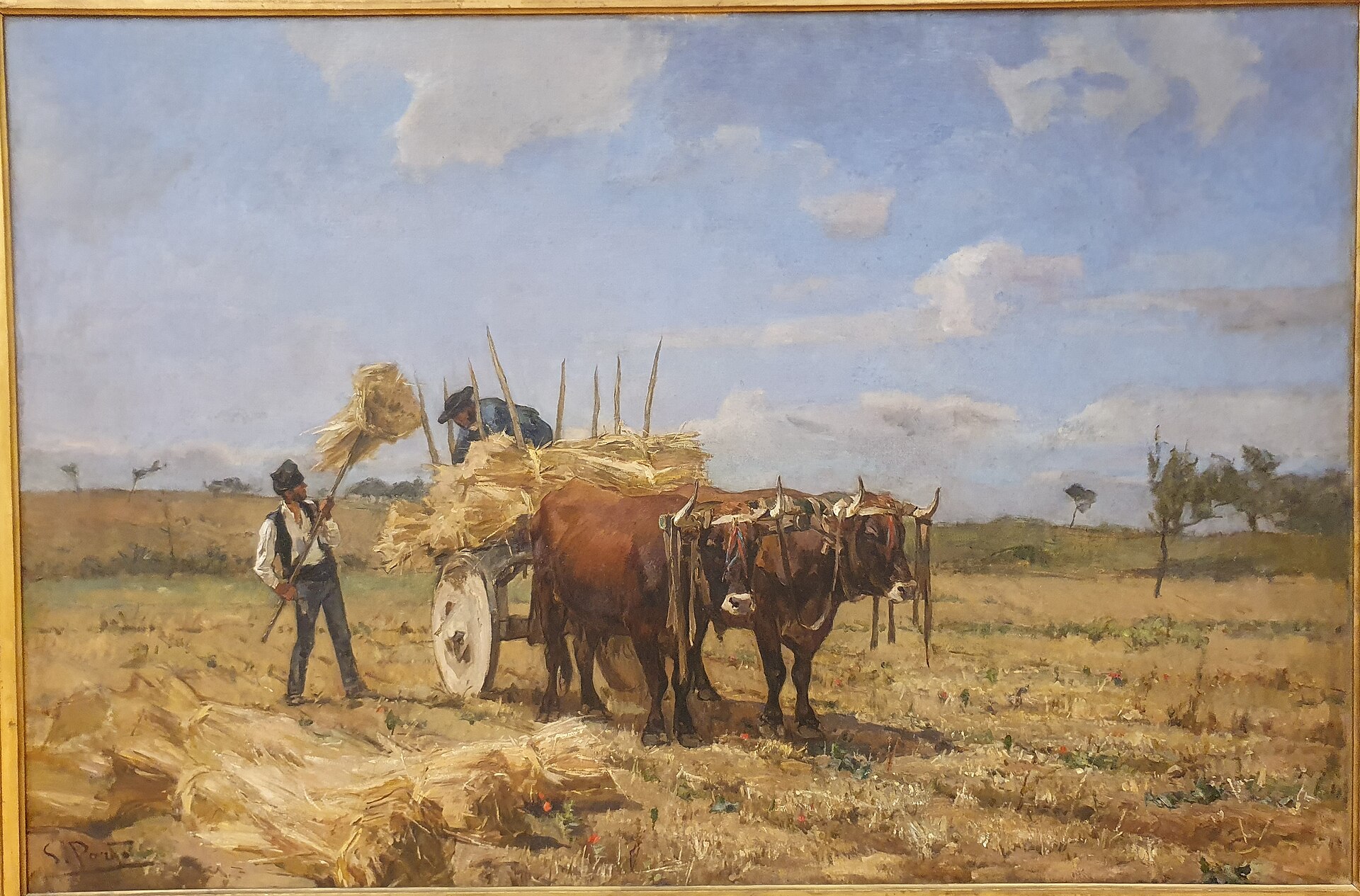 Imagem de referência de A Salmeja, descrito nos dados abertos como pintura de Silva Porto