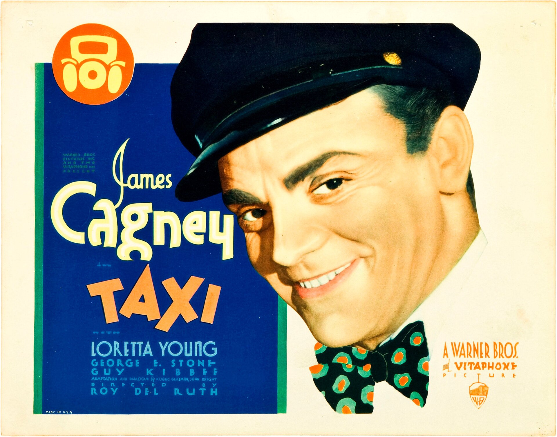 Imagem de referência de Taxi!, descrito nos dados abertos como filme de 1932 dirigido por Roy Del Ruth