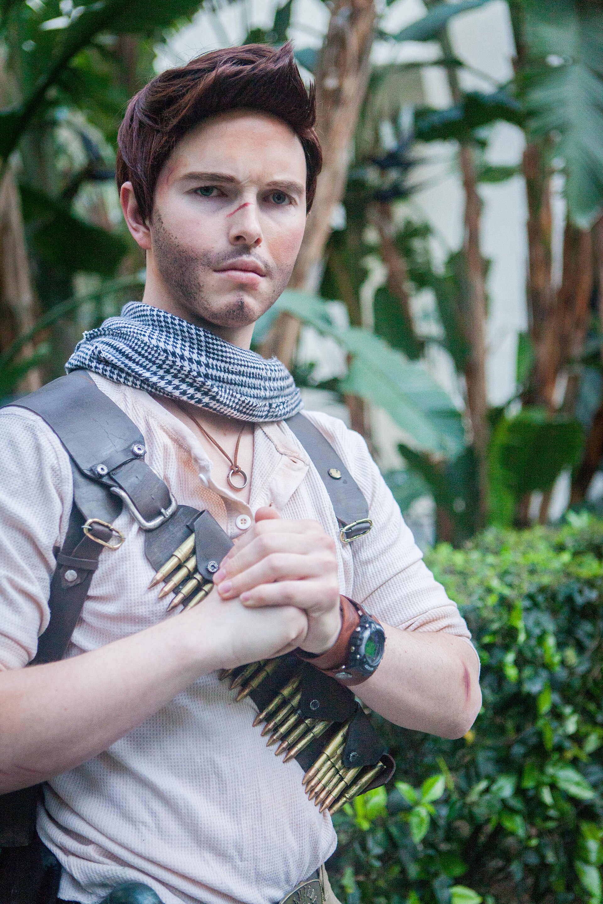 Imagem de referência de Nathan Drake, descrito nos dados abertos como protagonista da série de videojogos Uncharted