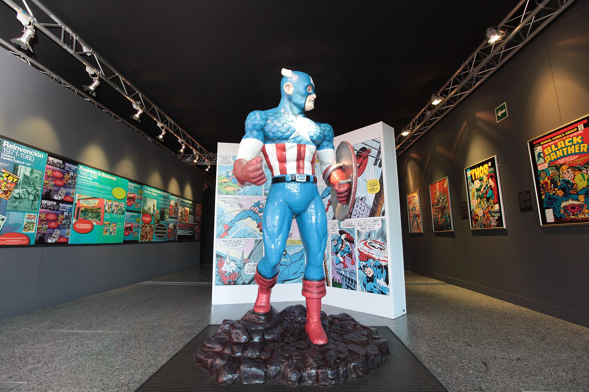 Imagem de referência de Capitão América, descrito nos dados abertos como personagem fictício da Marvel Comics