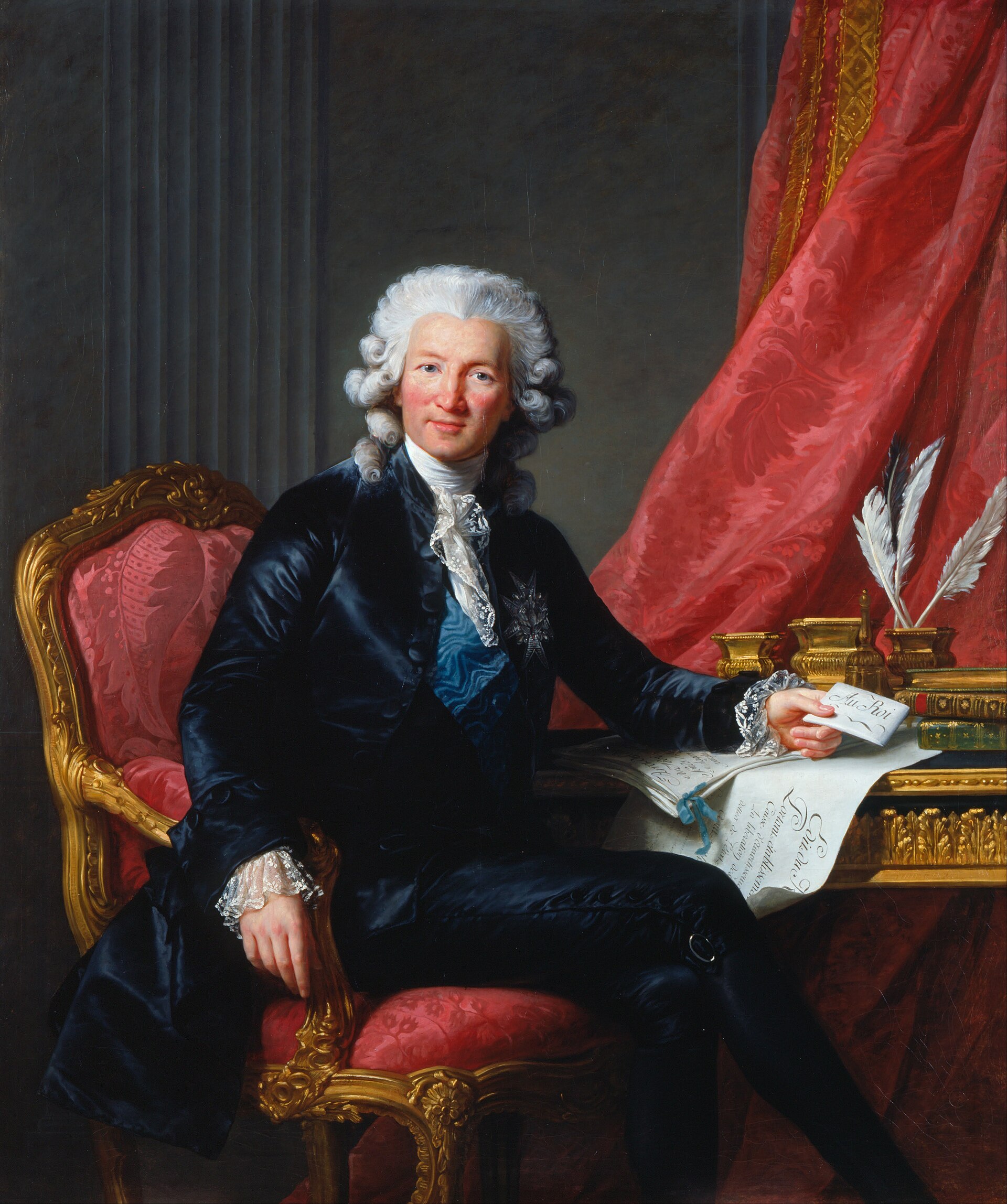 Imagem de referência de Charles Alexandre de Calonne, descrito nos dados abertos como colecionador de arte, França