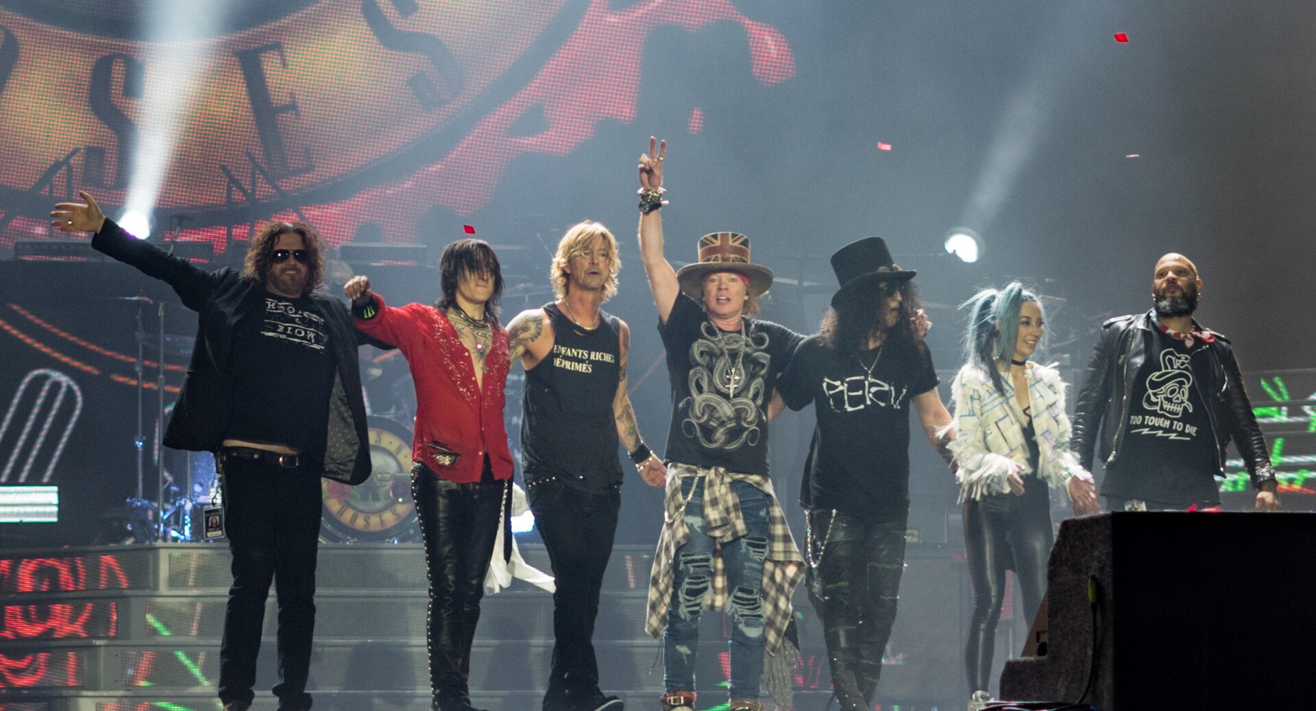 Imagem de referência de Guns N' Roses, descrito nos dados abertos como banda americana de hard rock