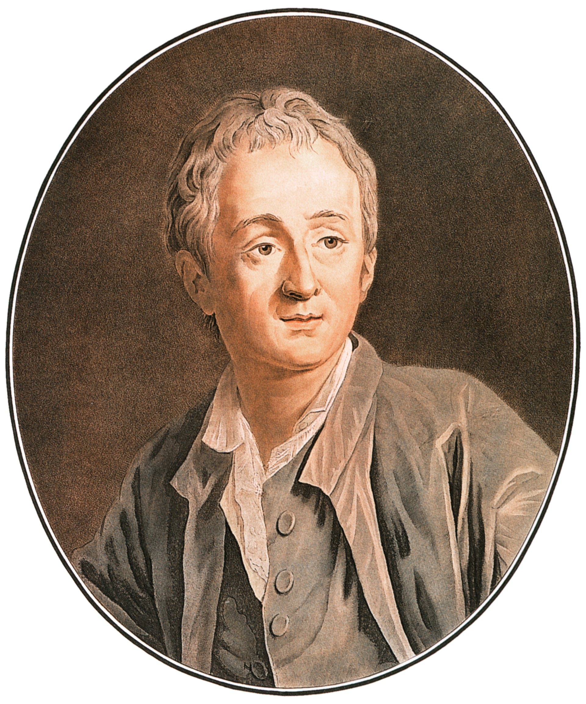 Imagem de referência relacionada a Denis Diderot, item descrito como escritor, filósofo e enciclopedista francês (1713-1784)
