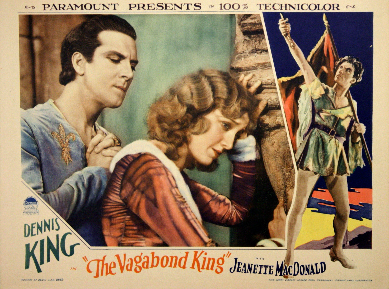 Imagem de referência relacionada a The Vagabond King, item descrito como filme de 1930 dirigido por Ludwig Berger