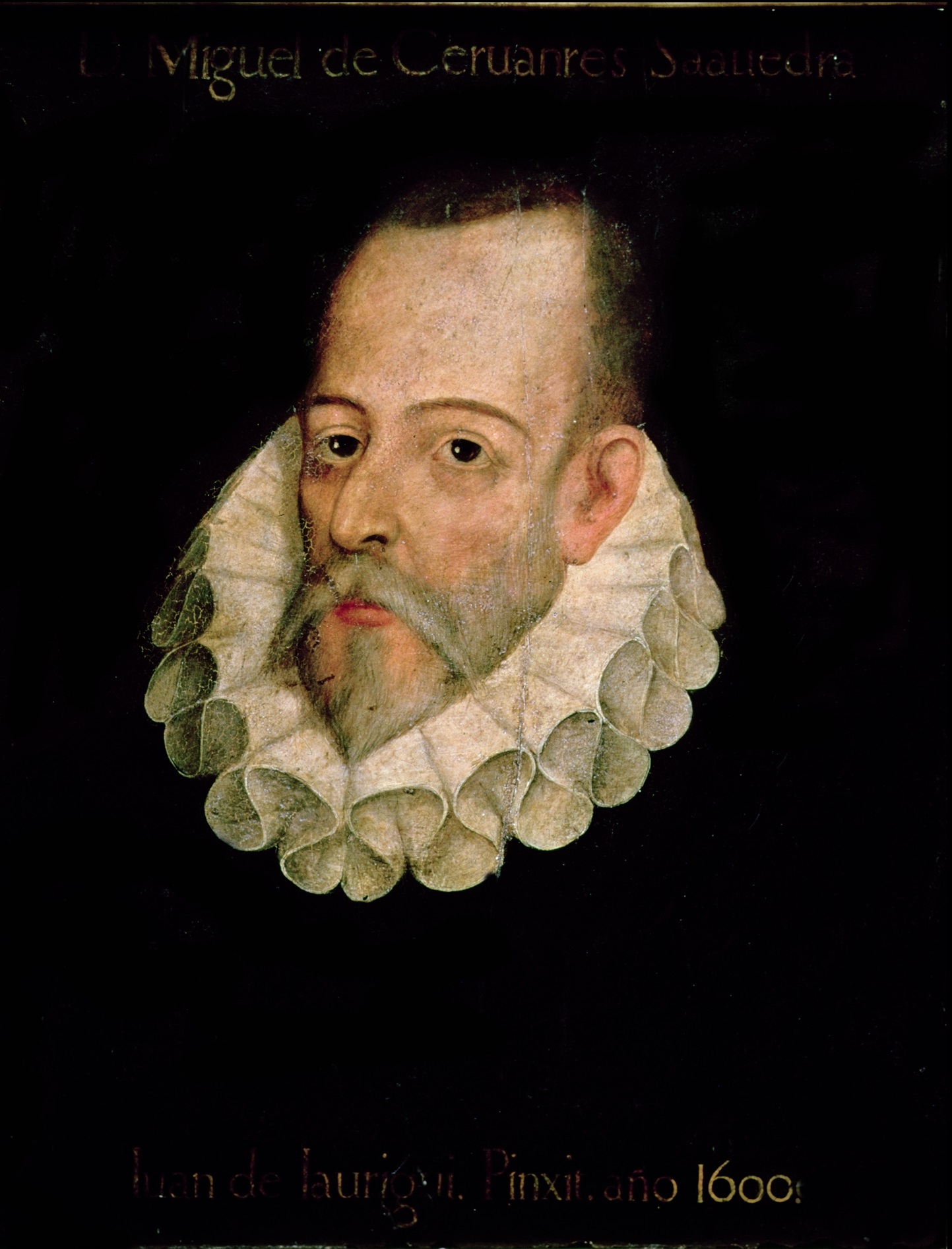 Imagem de referência relacionada a Miguel de Cervantes, item descrito como escritor dramaturgo e romantista espanhol
