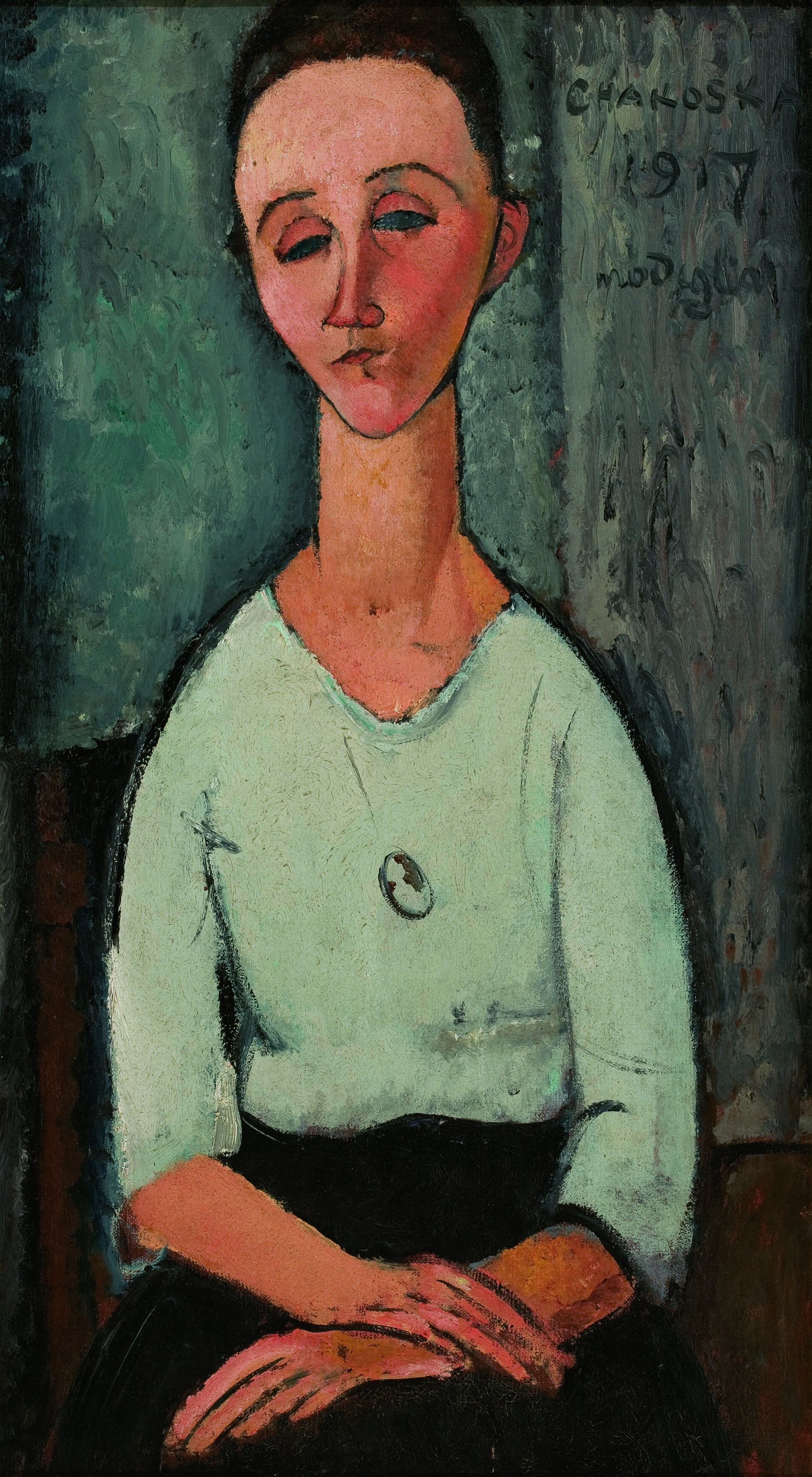 Imagem de referência de Chakoska, descrito nos dados abertos como pintura de Amedeo Modigliani