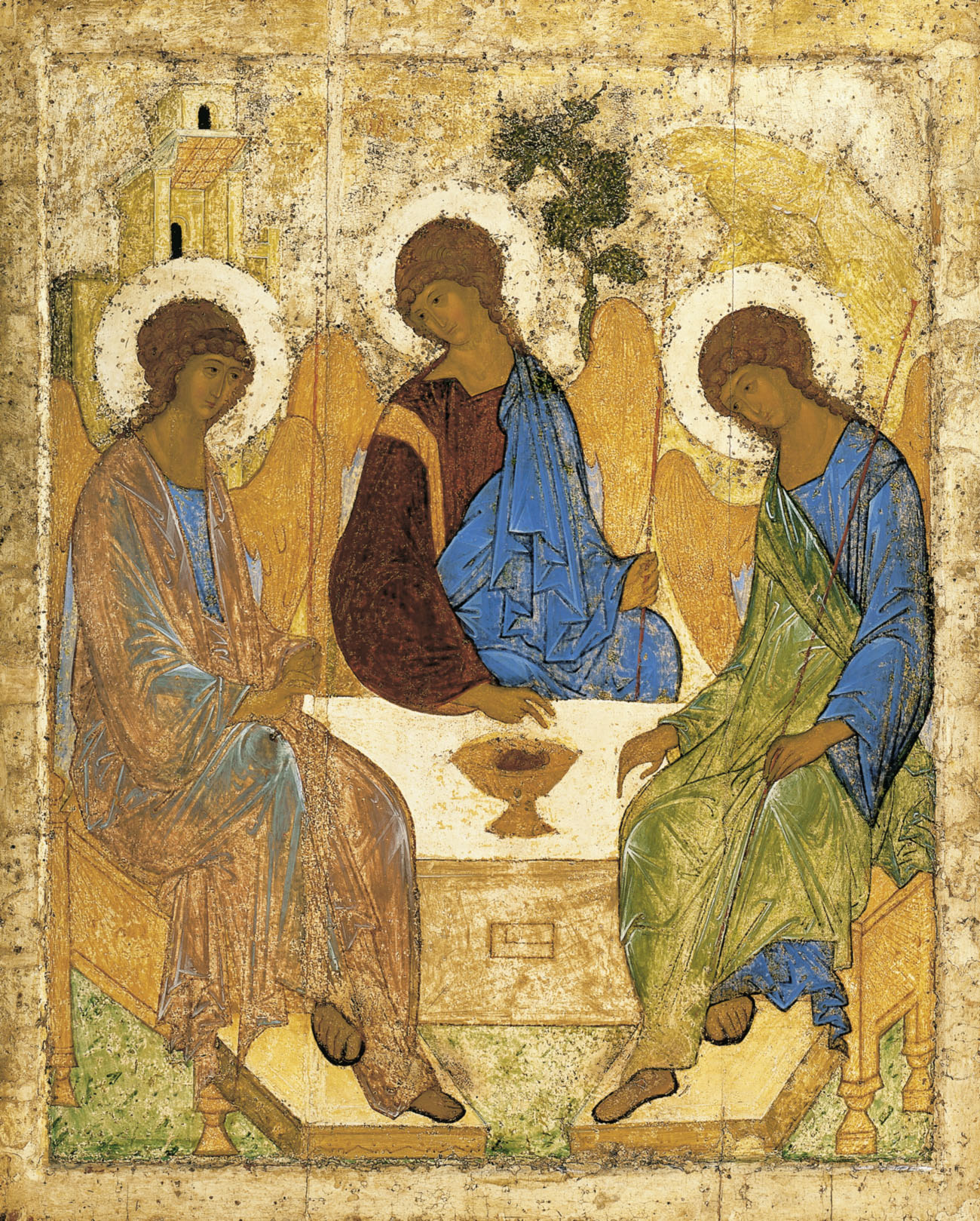 Imagem de referência de Andrei Rublev, descrito nos dados abertos como artista russo (c. 1360 – c. 1430)