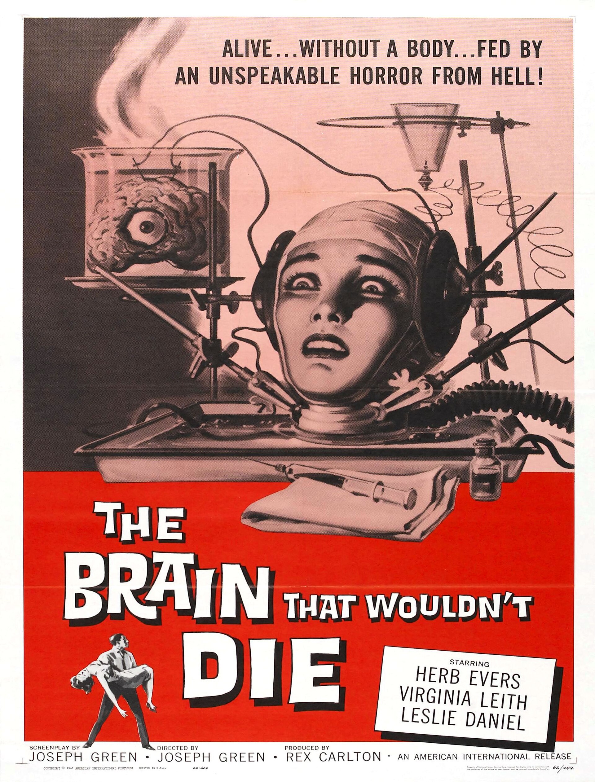 Imagem de referência de The Brain That Wouldn't Die, descrito nos dados abertos como filme de 1962 dirigido por Joseph Green