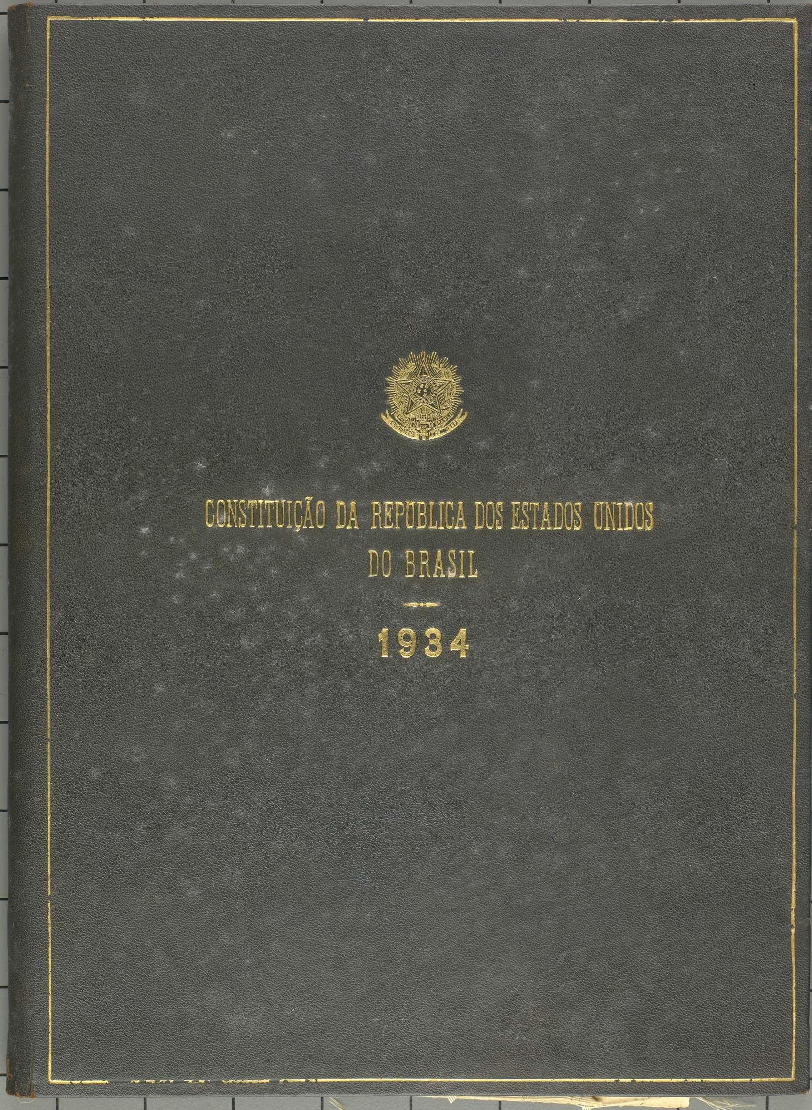Imagem de referência de Constituição brasileira de 1934, descrito nos dados abertos como terceira constituição do Brasil