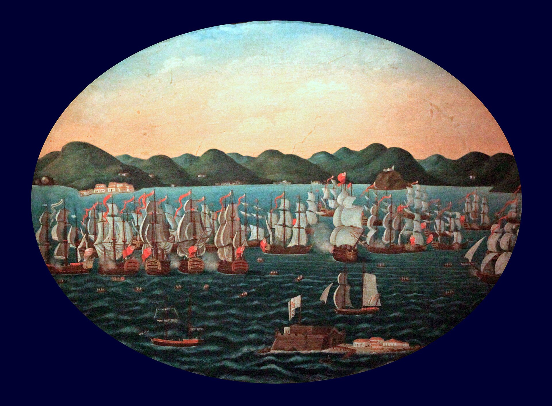 Imagem de referência relacionada a Ilha de Villegagnon, item descrito como ilha da baía de Guanabara