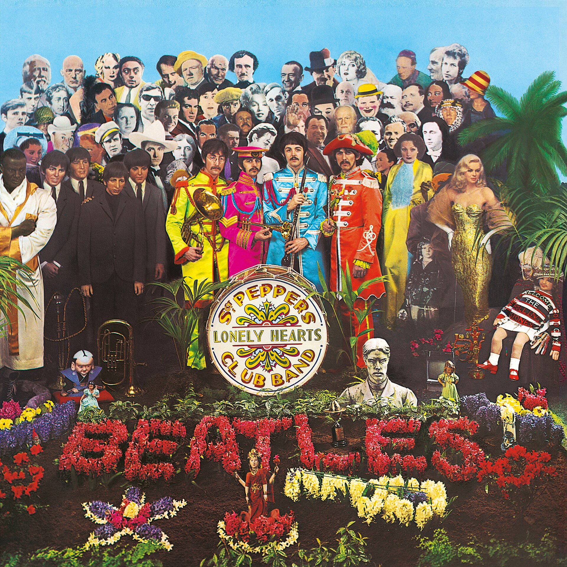 Imagem de referência relacionada a Sgt. Pepper's Lonely Hearts Club Band, item descrito como 8º álbum de estúdio de The Beatles de 1967
