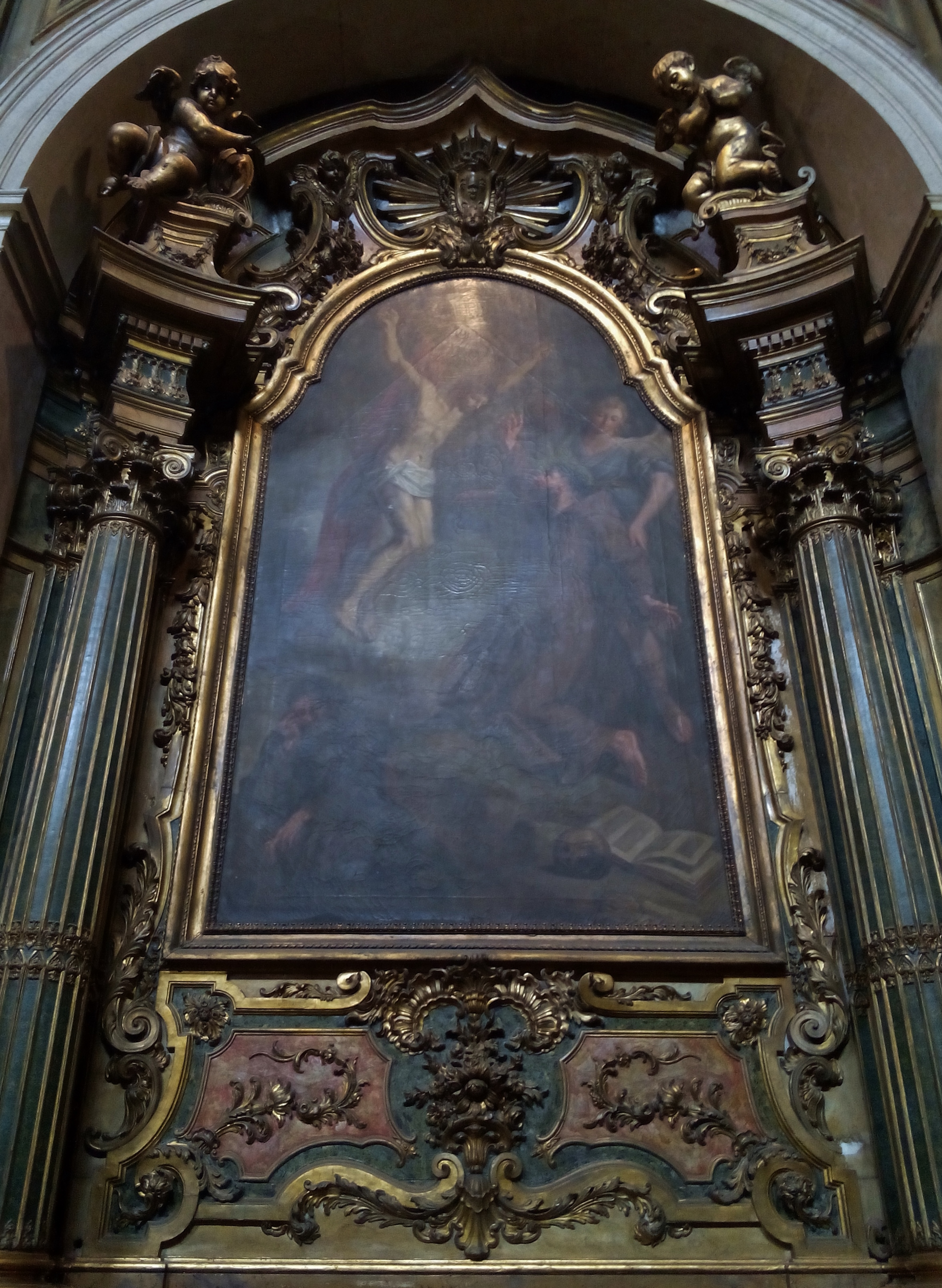 Imagem de referência de S. Francisco de Assis em Êxtase, descrito nos dados abertos como pintura de Pedro Alexandrino de Carvalho