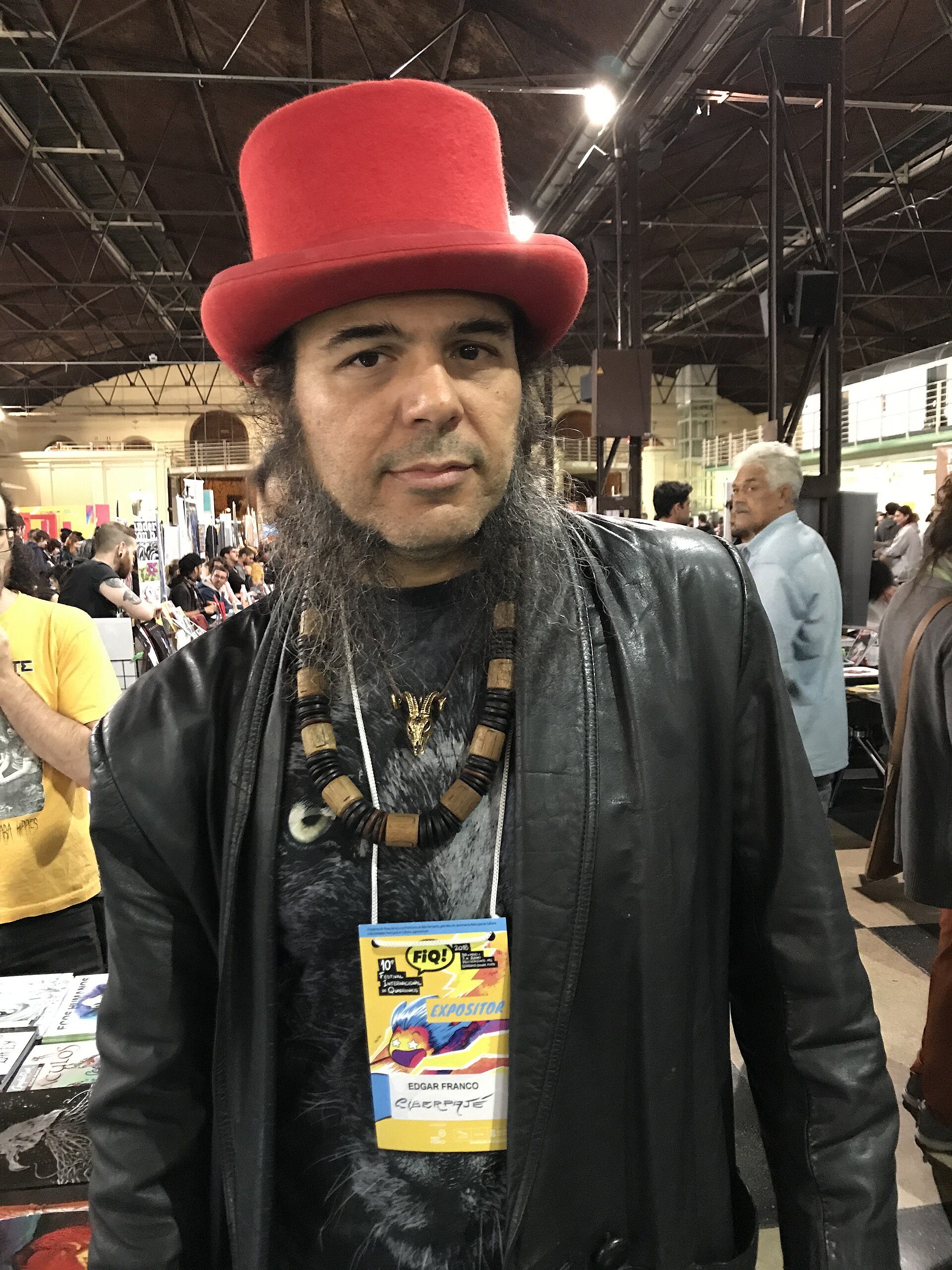 Imagem de referência de Edgar Franco, descrito nos dados abertos como artista brasileiro de banda desenhada