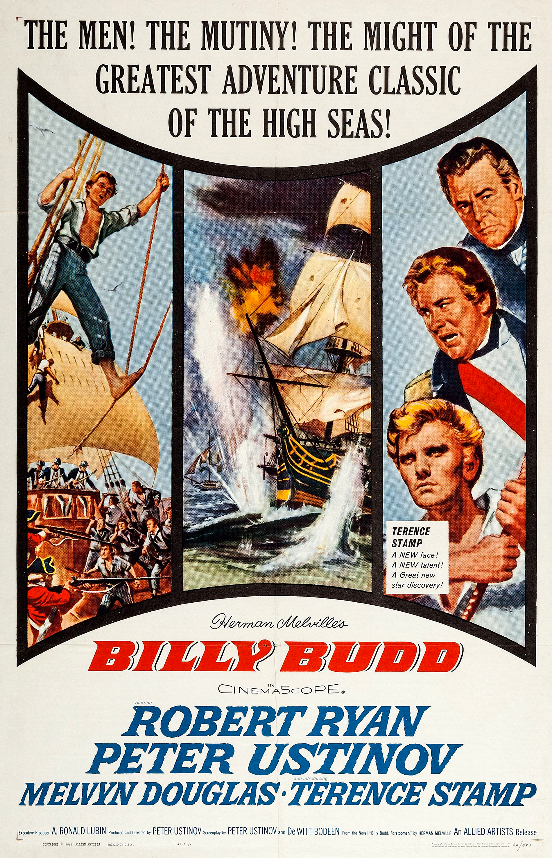 Imagem de referência de Billy Budd, descrito nos dados abertos como filme de 1962 dirigido por Peter Ustinov