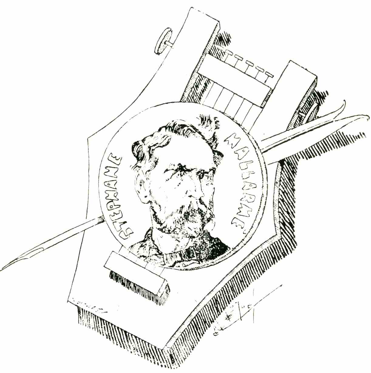 Imagem de referência relacionada a Stéphane Mallarmé, item descrito como poeta francês