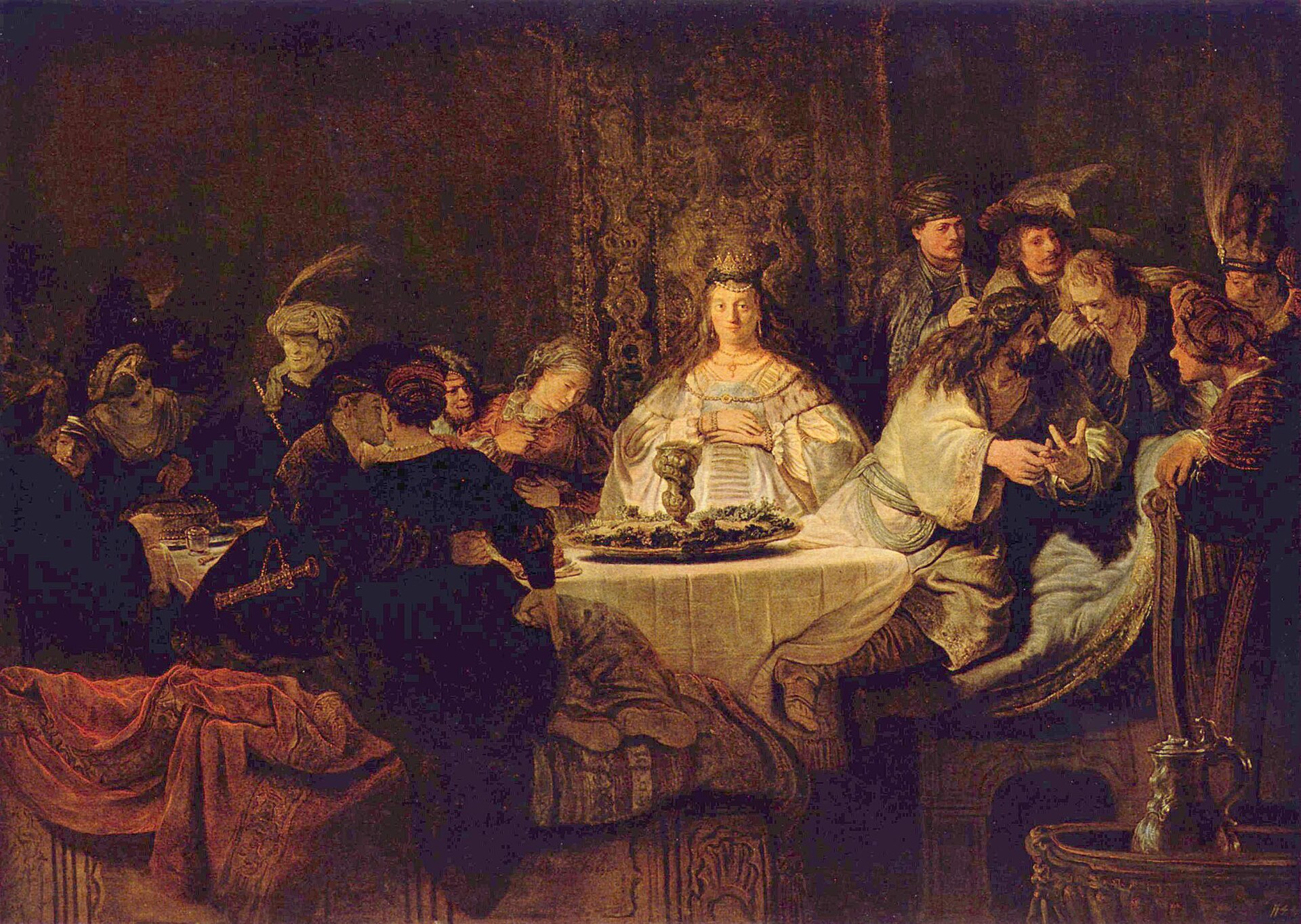Imagem de referência de Casamento de Sansão, descrito nos dados abertos como pintura de Rembrandt
