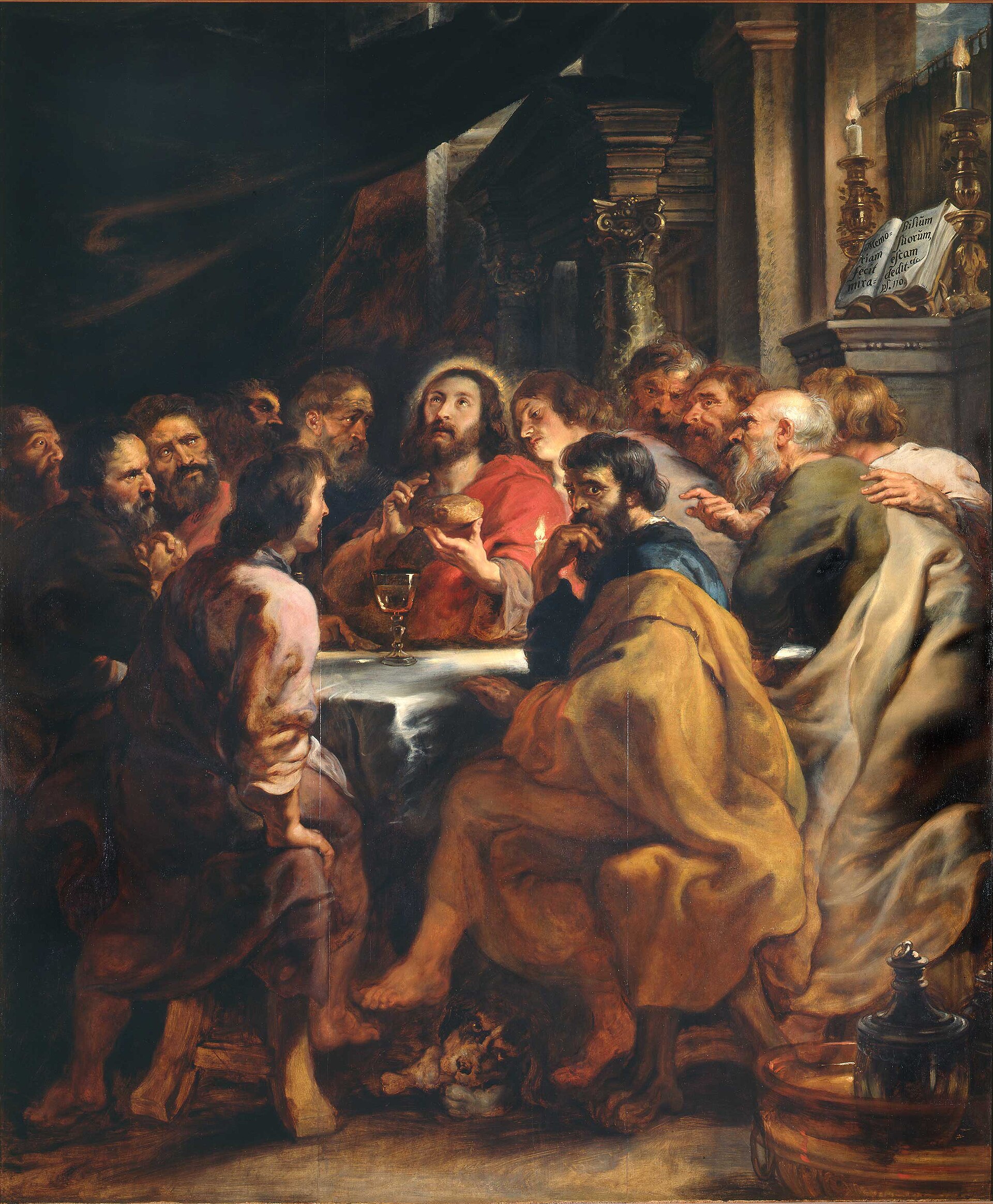 Imagem de referência de A Última Ceia, descrito nos dados abertos como pintura de Peter Paul Rubens