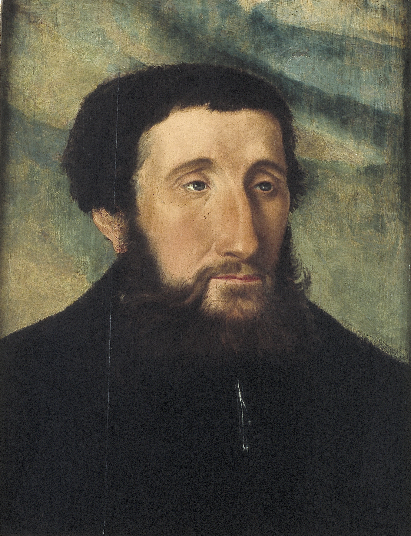 Imagem de referência de Retrato de um homem., descrito nos dados abertos como pintura de Jan Vermeyen