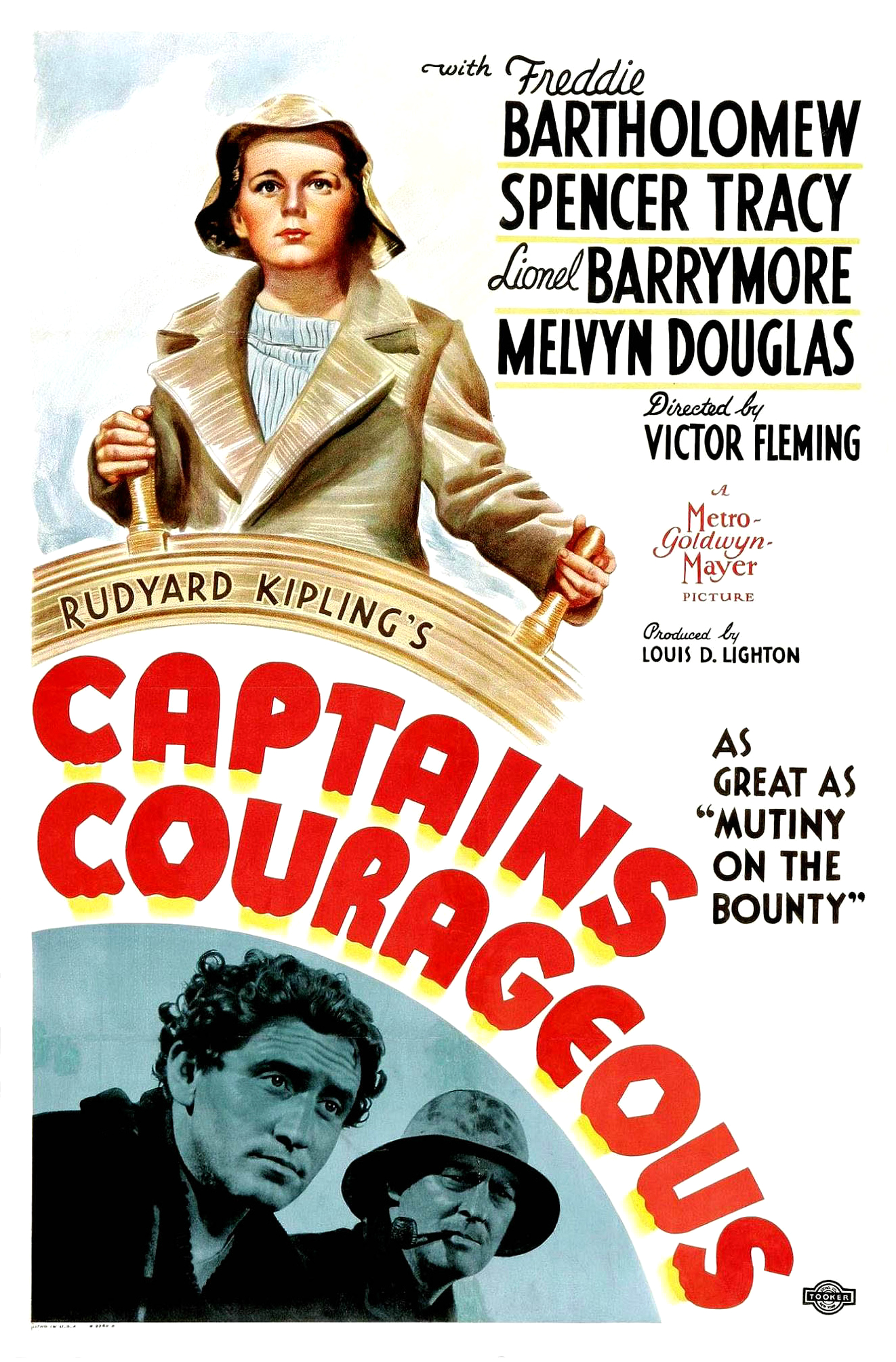 Imagem de referência relacionada a Captains Courageous, item descrito como filme de 1937 dirigido por Victor Fleming