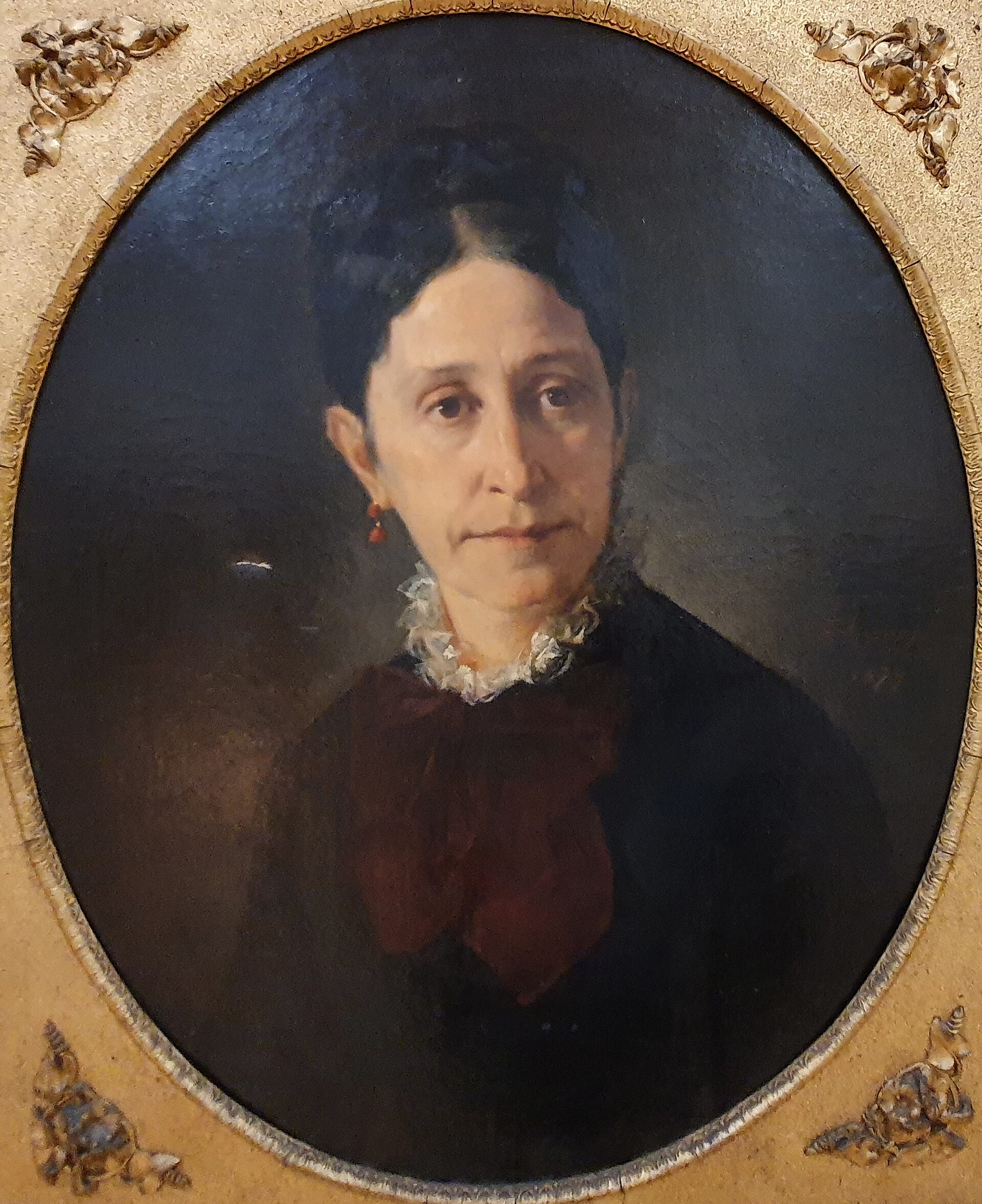 Imagem de referência de Retrato de Senhora, descrito nos dados abertos como pintura de José Ferreira Chaves