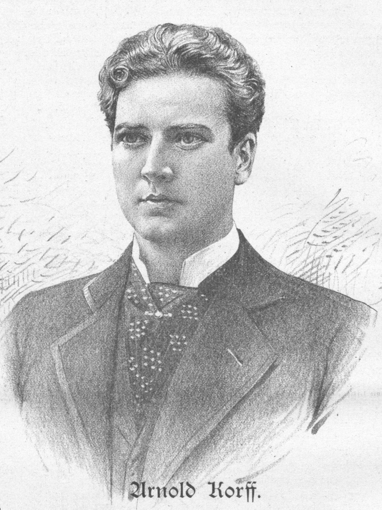 Imagem de referência relacionada a Arnold Korff, item descrito como diretor e ator austríaco