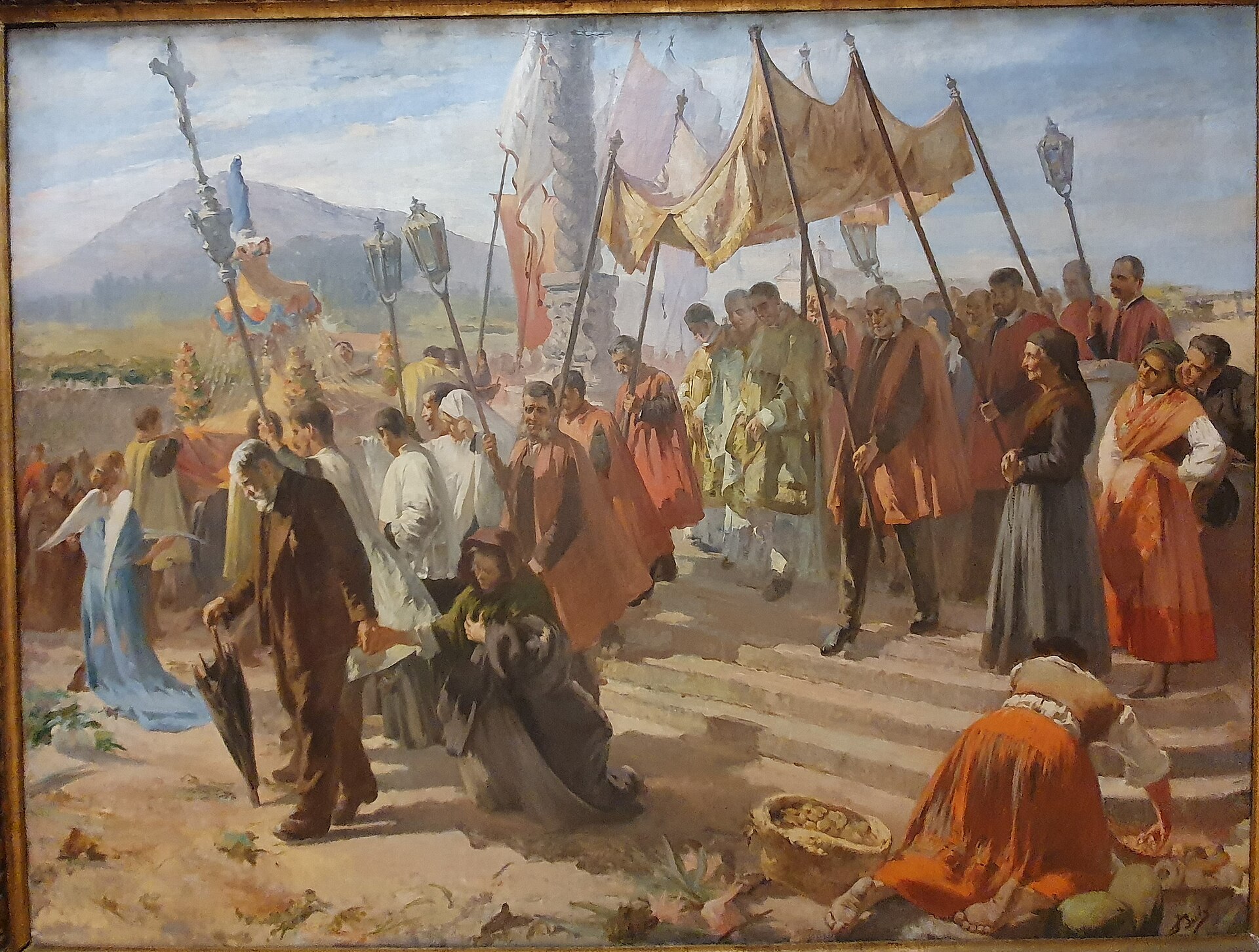 Imagem de referência de Procissão, descrito nos dados abertos como pintura de José de Brito