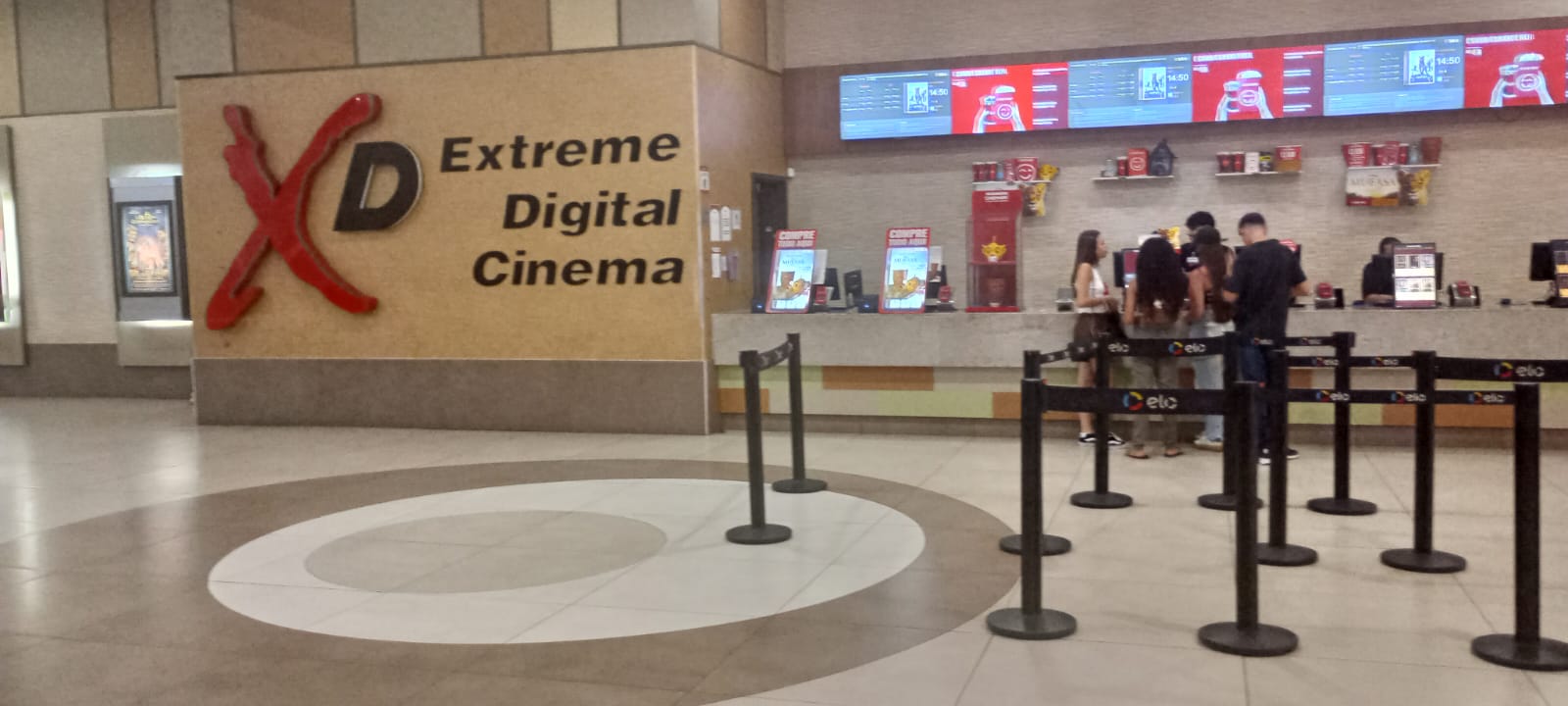 Imagem de referência de Cinemark XD - Extreme Digital Cinema, descrito nos dados abertos como tecnologia da empresa Cinemark voltada ao cinema imersivo, com tela gigante e som mais potente