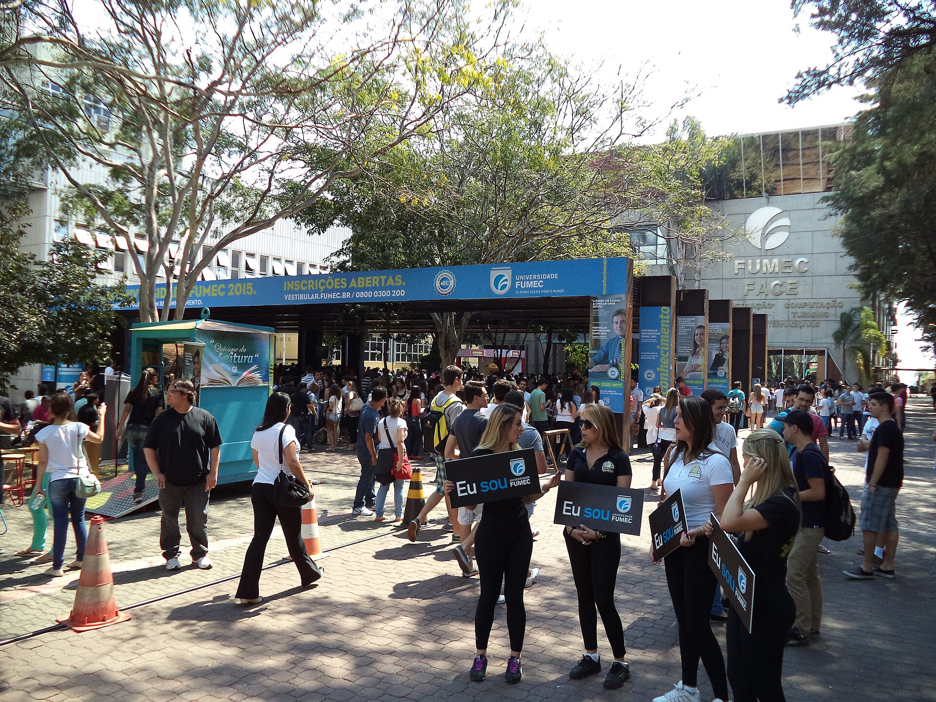 Imagem de referência de Universidade Fumec, descrito nos dados abertos como universidade privada sem fins lucrativos em Belo Horizonte, Minas Gerais