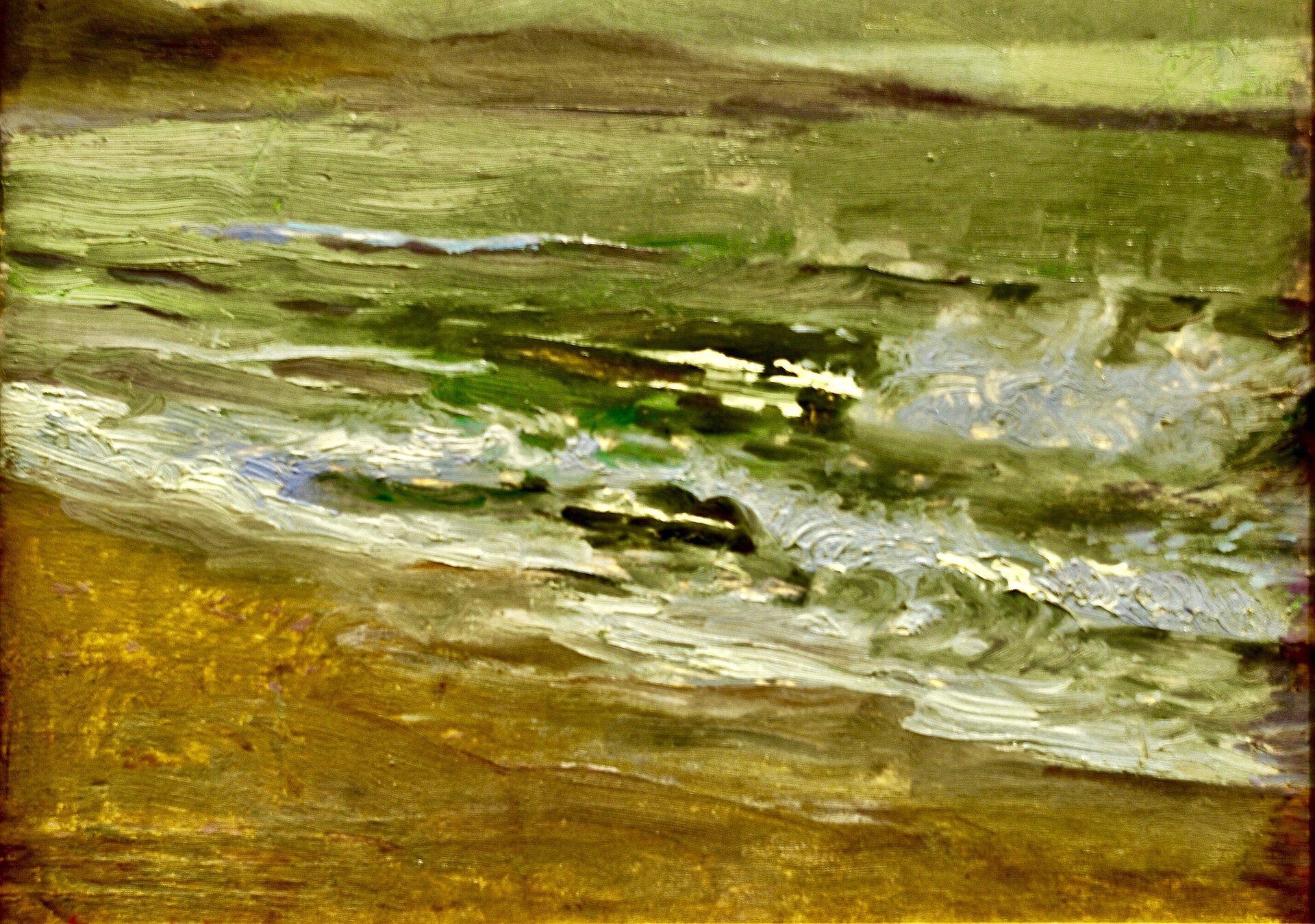 Imagem de referência de Efeito de mar, descrito nos dados abertos como pintura de Adriano de Sousa Lopes