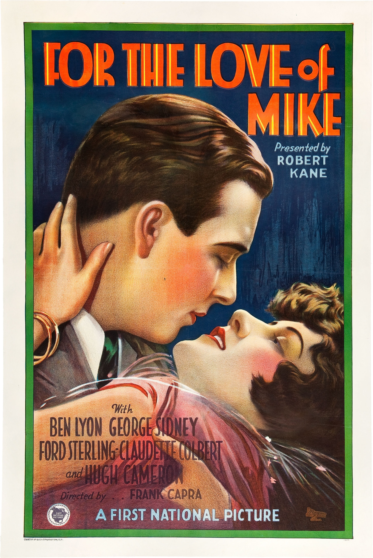 Imagem de referência de For the Love of Mike, descrito nos dados abertos como filme de 1927 dirigido por Frank Capra