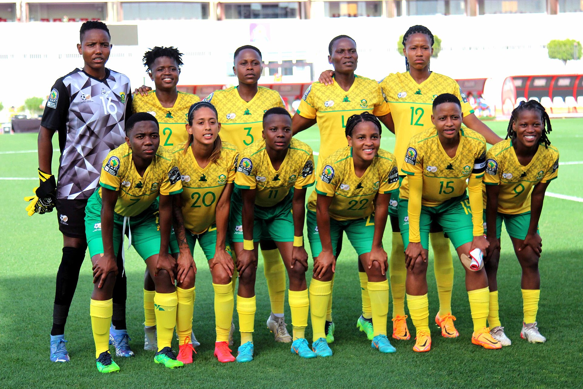 Imagem de referência de Seleção Sul-Africana de Futebol Feminino, descrito nos dados abertos como seleção Mundial reconhecida pela FIFA