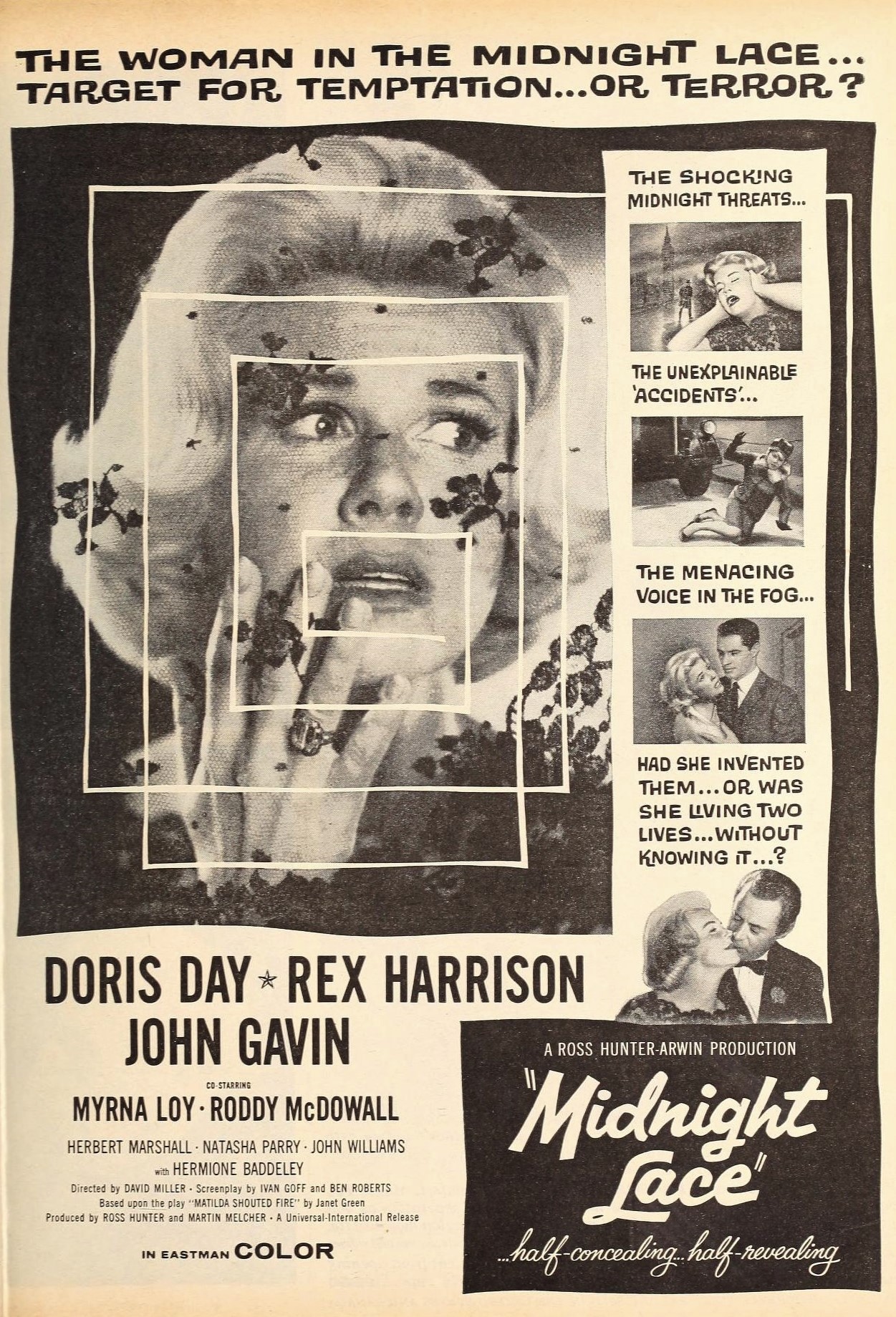 Imagem de referência relacionada a Midnight Lace, item descrito como filme de 1960 dirigido por David Miller