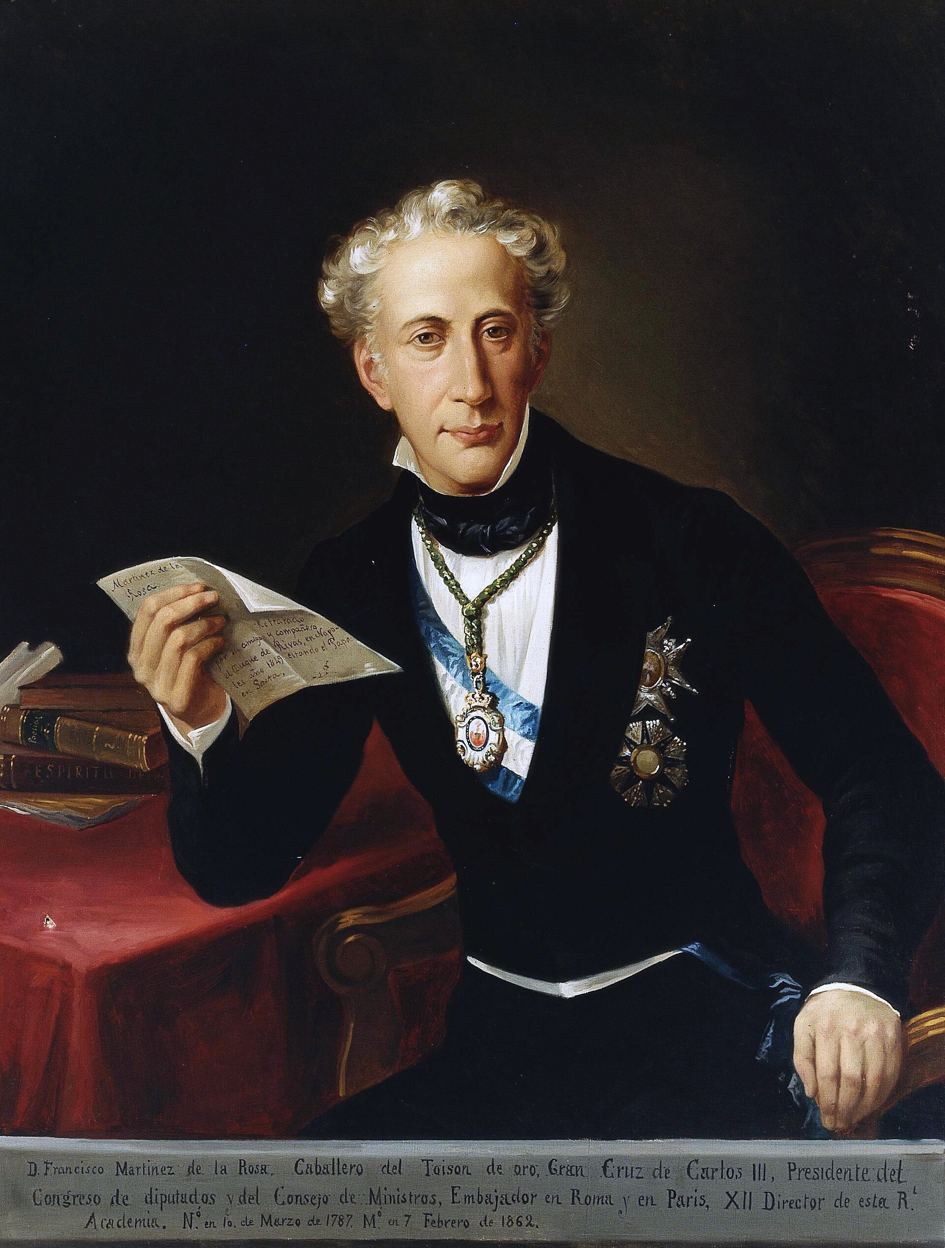 Imagem de referência de Francisco Martínez de la Rosa, descrito nos dados abertos como professor universitário, Espanha