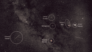 Foto impressionante registra meteoros do cometa Halley cruzando céu estrelado