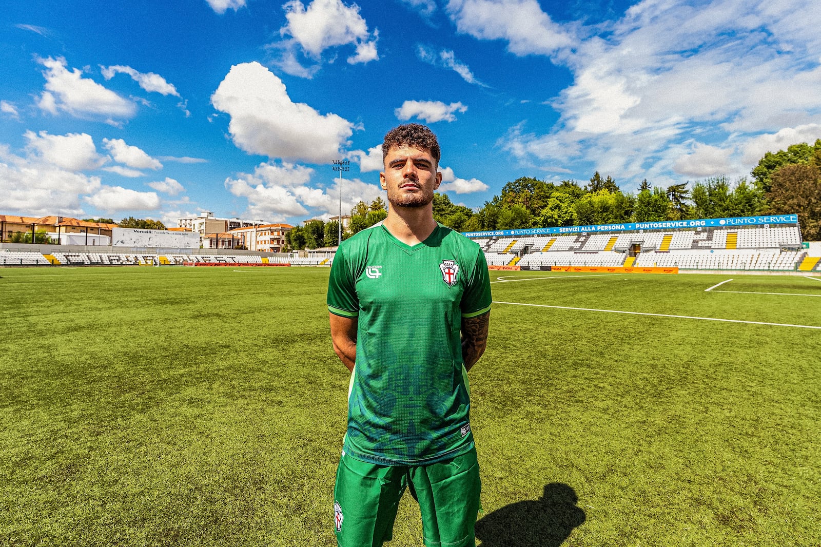 Pro Vercelli 1892 lança uniforme em homenagem ao Palmeiras Divulgação/Pro Vercelli