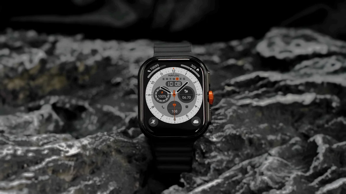 Imagem da matéria: Haylou lança seu "Apple Watch Ultra" por menos de R$ 250