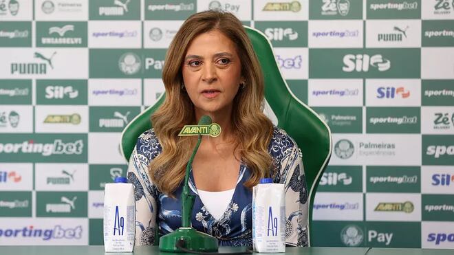 Oposição do Palmeiras pede sindicância contra Leila Pereira por 'meia dúzia de imbecis'