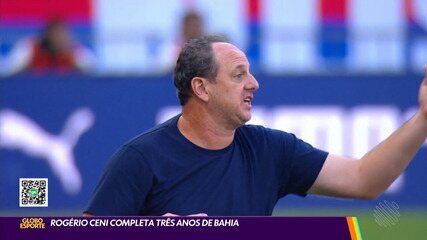 Rogério Ceni completa três anos de Bahia em fase de retomada
