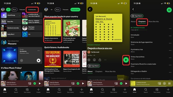 Spotify audiolivros: testei o novo recurso; veja como funciona