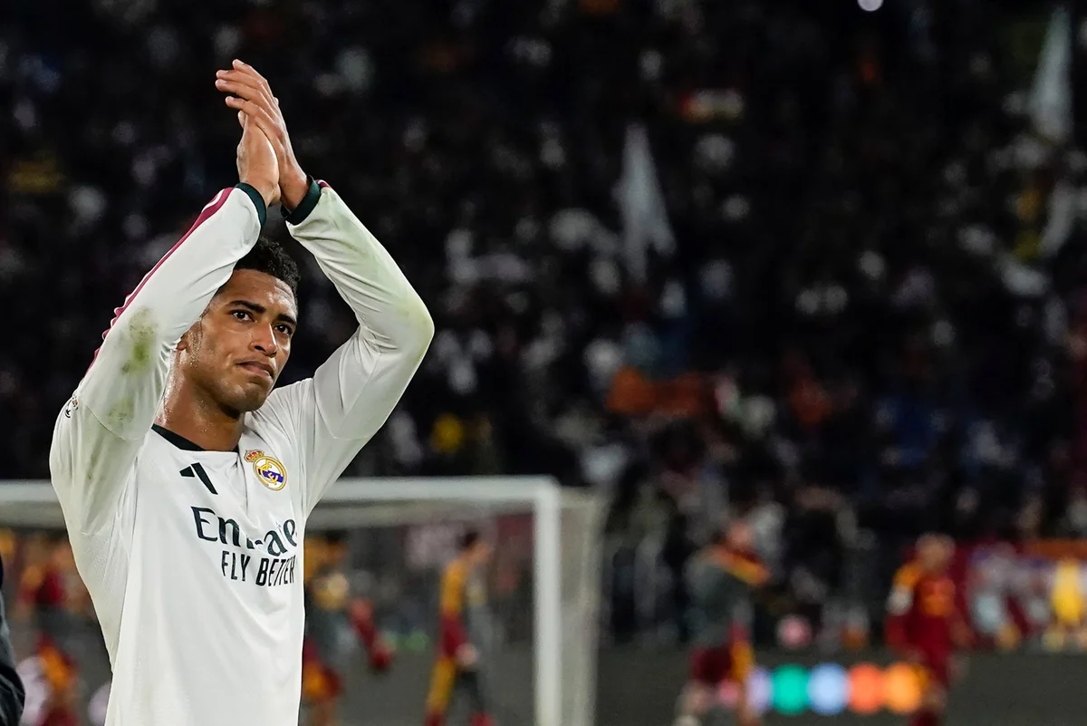Foto colorida de Jude Bellingham, do Real Madrid - Metrópoles