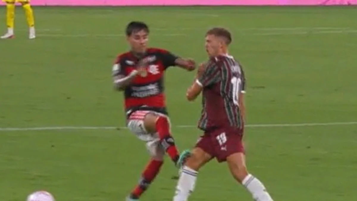 Pulgar é denunciado no STJD por lance em Castillo, do Fluminense